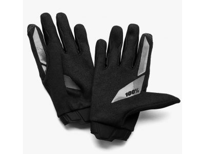 100% Ridecamp women's gloves, black/charcoal