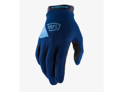 100% Ridecamp gloves, navy/slate blue
