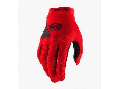 100% Ridecamp rękawiczki, red