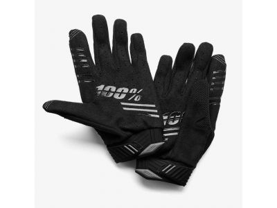 100 % R-Core-Handschuhe, Schwarz/Limette