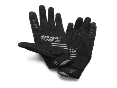 100% R-Core rukavice, čierna