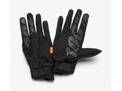 100% Cognito D3O rukavice, čierna