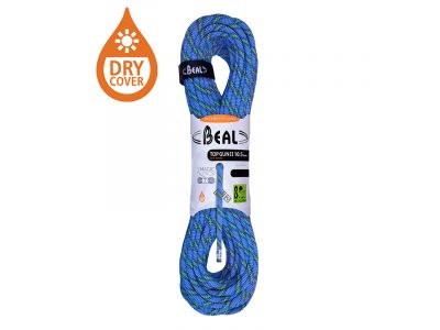 BEAL Top Gun Unicore Dry Cover rope, 10.5 mm, blue