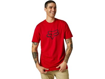 Fox Legacy Head pánské tričko krátký rukáv Flame Red