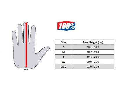 100% Celium gloves, vapor/lime