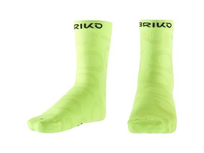 Briko MEDIUM SOCKS 13cm cycling socks neon