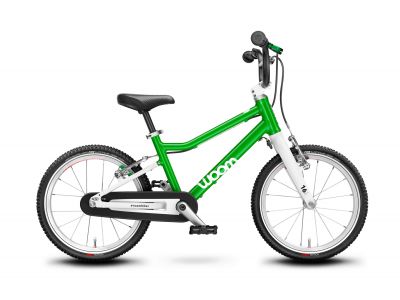 Woom 3 16 detský bicykel, green