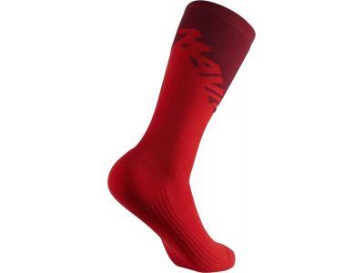 Mavic Deemax socks, red fiery red