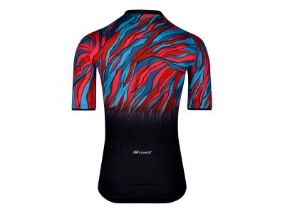 FORCE Life jersey, black/petrol/red