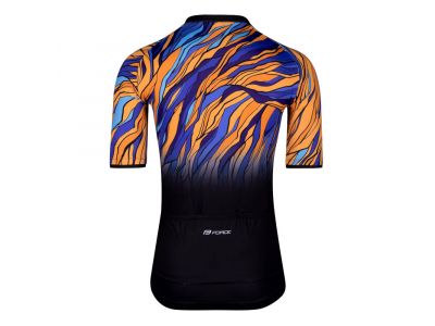 FORCE Life men&#39;s jersey short sleeve black/blue/orange