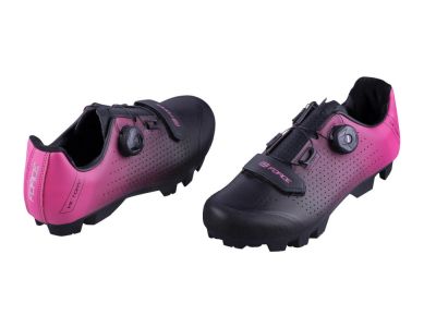 FORCE MTB Victory Lady damskie buty rowerowe, czarne/różowe