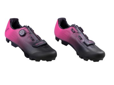 FORCE MTB Victory Lady women's cycling shoes, black/pink