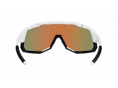 FORCE ATTIC okuliare bielo-čierne, zelené zrkadlové sklá