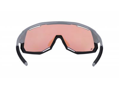 FORCE ATTIC glasses, grey/black, pink mirror lenses