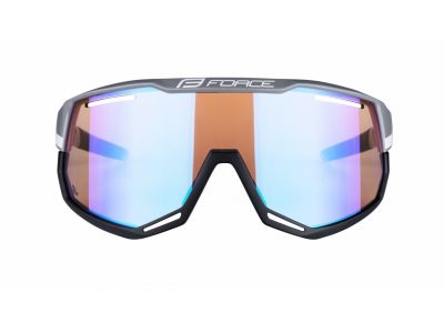FORCE ATTIC glasses, grey/black, pink mirror lenses