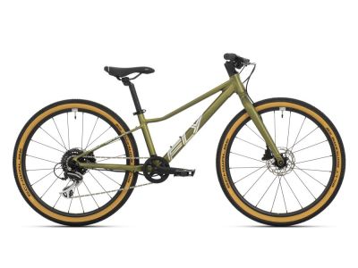 Bicicletă copii Superior F.L.Y. 24, matte olive metallic/hologram chrome