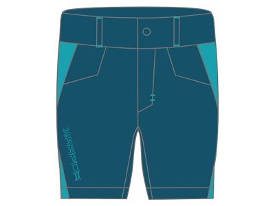 Karpos SANTA CROCE Damenshorts, blau/türkis