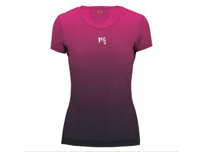 T-shirt damski Karpos Verve Mesh w kolorze niebiesko-różowym