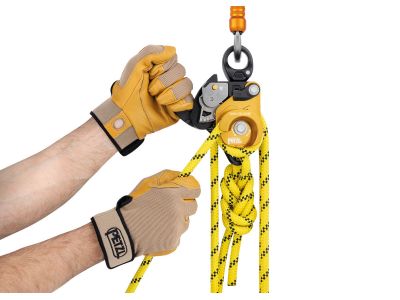Petzl TWIN RELEASE double pulley with blocker