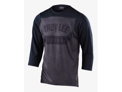 Tricou Troy Lee Designs Ruckus 3/4, negru