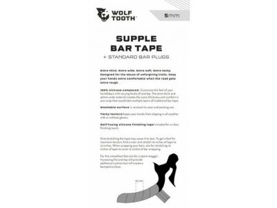 Wolf Tooth Supple Tape wrap black
