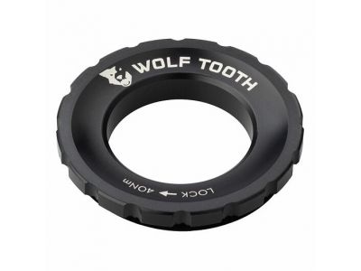 Wolf Tooth Centerlock externí matice, černá