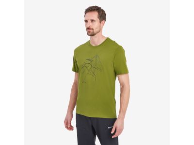 Koszulka Montane ABSTRACT T-SHIRT, zielona