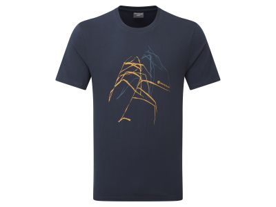Montane ABSTRACT T-SHIRT shirt, blue