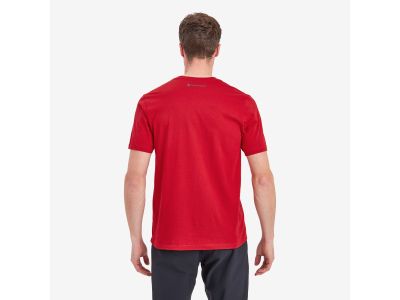 T-shirt Montane FOREST w kolorze ciemnoczerwonym