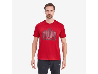 T-shirt Montane FOREST w kolorze ciemnoczerwonym