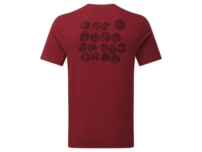 Montane Transpose T-shirt, dark red