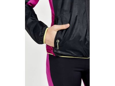 Craft PRO Hypervent dámská bunda, černá/růžová