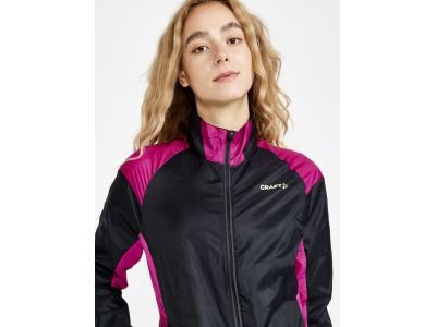 CRAFT PRO Hypervent női kabát, fekete/rózsaszín