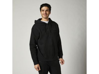 Fox Pinnacle Zip Fleece pulóver, fekete/fekete