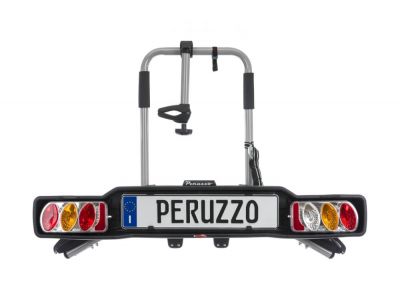 Suport Peruzzo Parma pentru echipament de remorcare pentru 2 biciclete, gri frasin