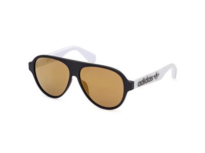 adidas Originals OR0059 Brille, mattschwarz/braun verspiegelt