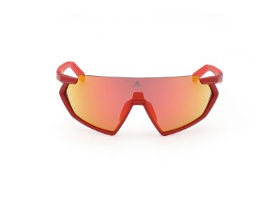 Adidas Sport SP0041 szemüveg, matt vörös/bordeaux tükör