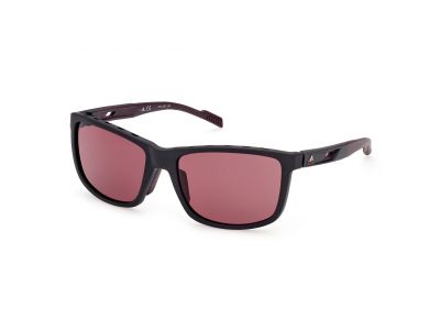 Adidas Sport SP0047 sunglasses, Matte Black / Bordeaux