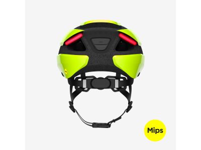 Lumos Ultra MIPS helmet, electric lime