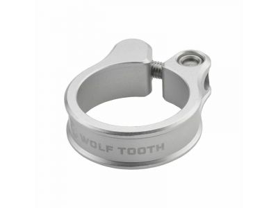 Wolf Tooth saddle clamp, 34.9mm, silver