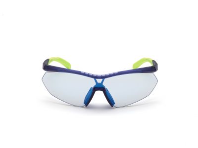 Damskie okulary adidas Sport SP0016, matowy niebieski/niebieskie lustro