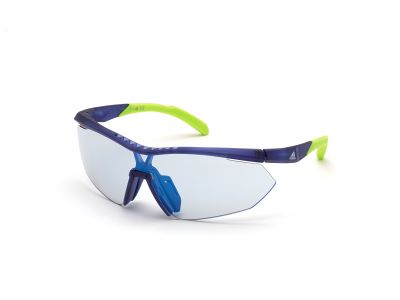 Adidas Sport SP0016 slnečné okuliare Matte Blue / Blue Mirror fotochromatické