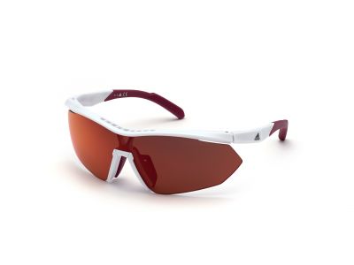 Adidas Sport SP0016 slnečné okuliare White / Roviex Mirror