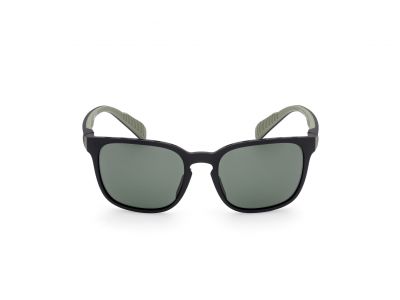 Adidas Sport SP0033 szemüveg, matt fekete/zöld
