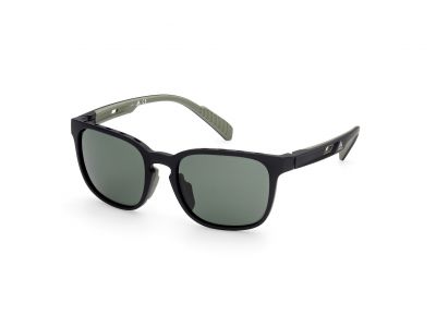 Adidas Sport SP0033 Matte Black / Green Polarized Sunglasses