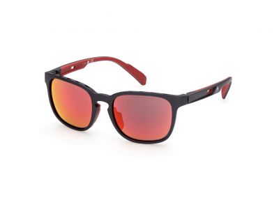 Adidas Sport SP0033 Matte Black / Roviex Mirror Sunglasses