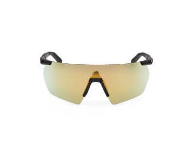 Adidas Sport SP0062 szemüveg, matt fekete/barna tükör
