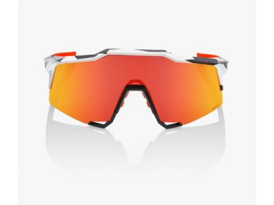 100 % SPEEDCRAFT HiPER Red Mult Brille mit photochromen Gläsern, weiß/schwarz/orange