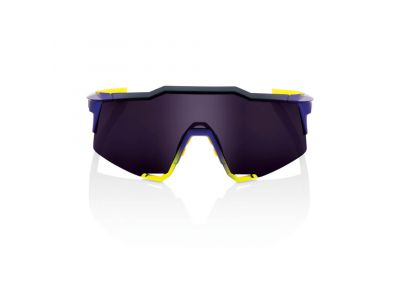 100% SPEEDCRAFT Matte Metallic Digital Brights glasses purple / yellow