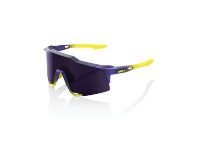100% SPEEDCRAFT Matte Metallic Digital Brights glasses purple / yellow